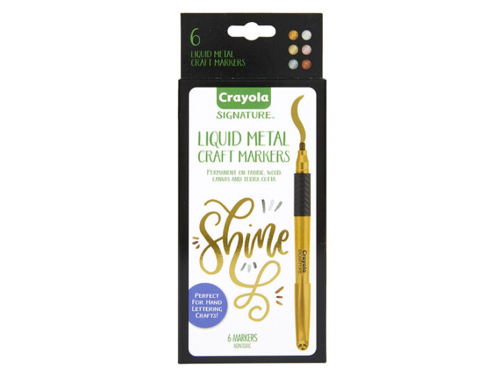 Image for Signature Metallic Permanent Markers, 6 Count
