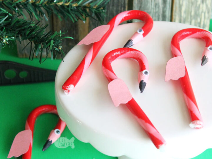 Image for DIY Flamingo Candy Cane Craft | Unconventional Christmas Decor