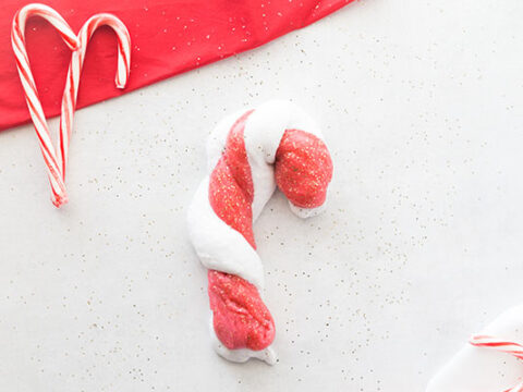 Image for Candy Cane Slime Recipe