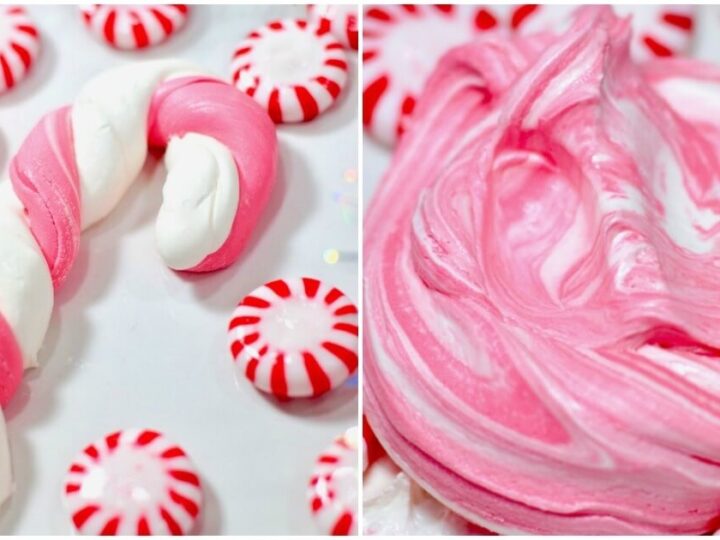 Image for Edible Candy Cane Slime (with Video)