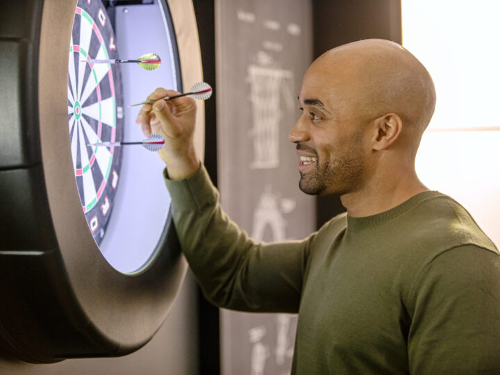 Image for Automatic Scoring Bristle Dartboard System