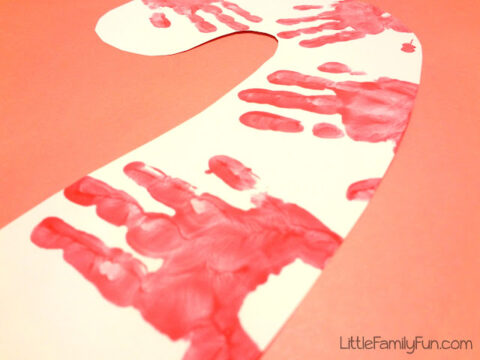 Image for Handprint Candy Cane Craft
