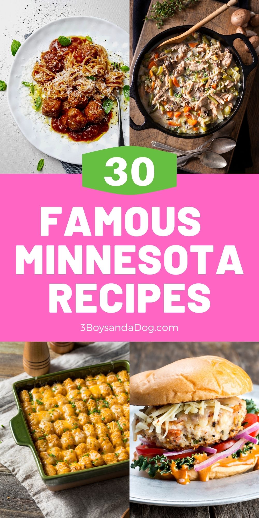 The feature pin with four famous Minnesota foods