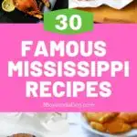 The feature pin with four famous Minnesota foodsThe feature pin with four famous Mississippi foods