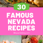 feature pin with four images for famous Nevada recipes