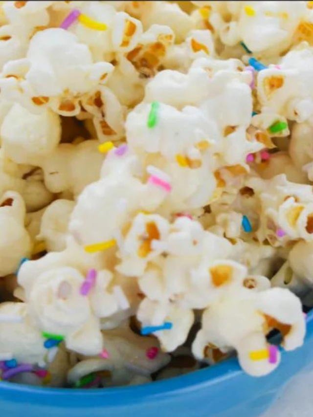 Cake Batter Popcorn Recipe Story