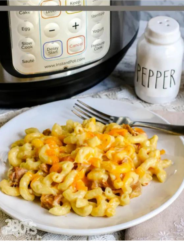 Instant Pot Ham and Cheese Mac Story