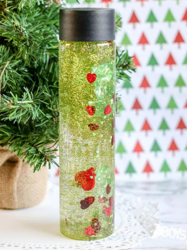 How to Make a Grinch Sensory Bottle Story