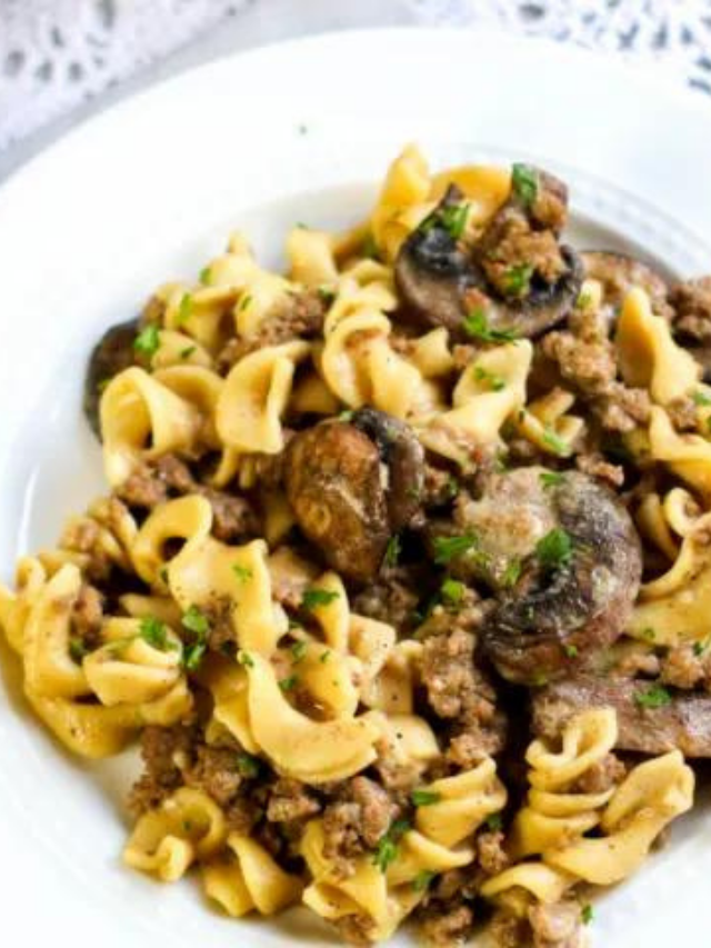 Fast & Hearty Instant Pot Ground Beef Stroganoff Story