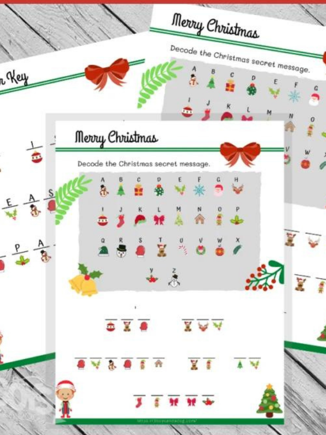 Fun Christmas Decoding Worksheets Story