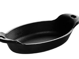 Image for Lodge 9 Oz Cast Iron Oval Mini Server