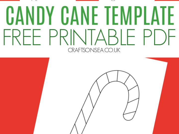 Image for FREE Candy Cane Template (Printable PDF)