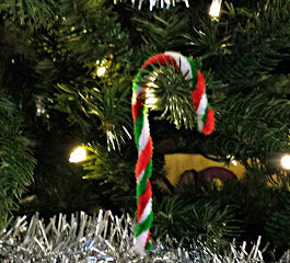 Image for Easy Pipe Cleaner Candy Cane Ornament For Kids