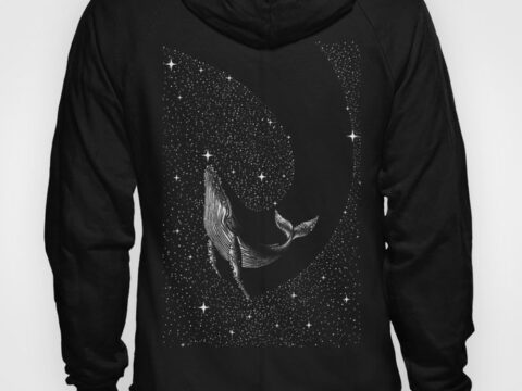 Image for starry whale Hoody by aliriza