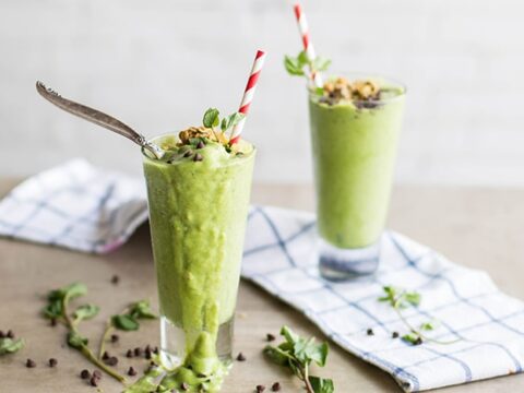 Image for Dreamy Chocolate Chip Mint Smoothie