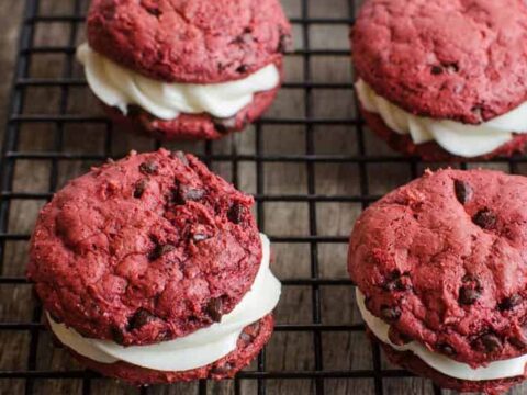 Image for Easy Red Velvet Sandwich Cookies