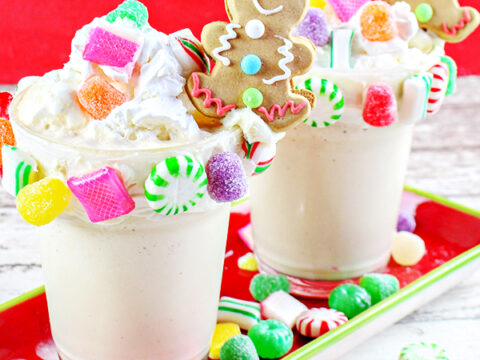 Image for Gingerbread House Milkshake Recipe - A Fun Christmas Freak Shake!