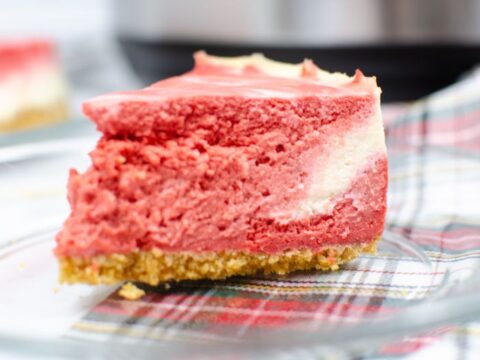 Image for Instant Pot Red Velvet Swirl Cheesecake