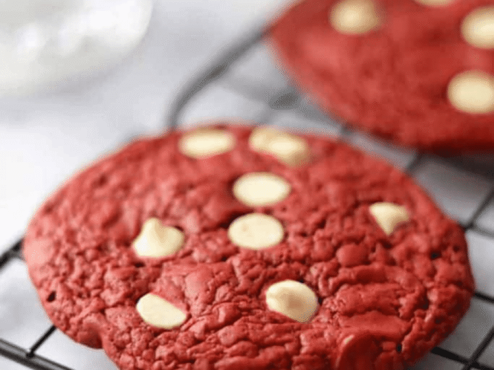 Image for Perfect Red Velvet Cookies Using Cake Mix