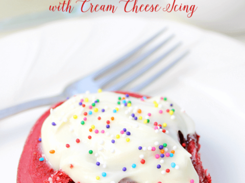 Image for Red Velvet Cinnamon Rolls with Cream Cheese Icing