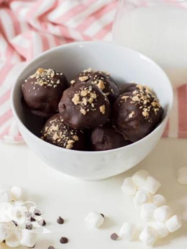 Simple Smores Cookie Dough Truffles Story