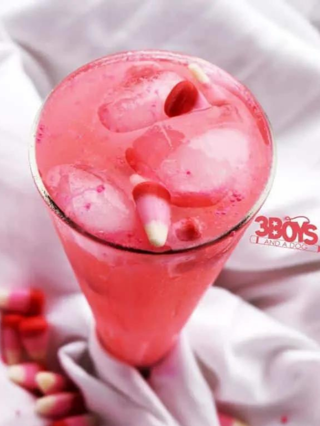 Strawberry Candy Corn Mocktail Recipe Story