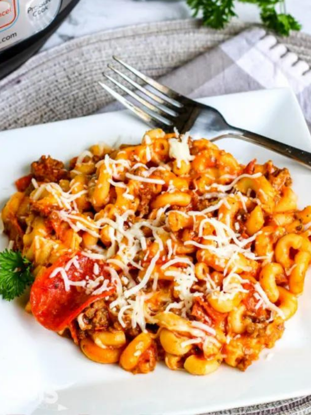 Instant Pot Pizza Mac and Cheese Recipe Story