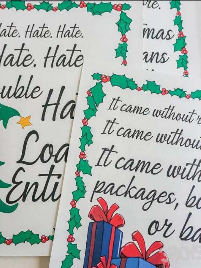 Printable Grinch Quotes for Grinchmas Story