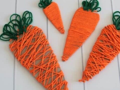 Image for Preschool Carrot Craft (with Free Carrot Template)