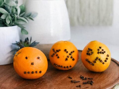 Image for Pumpkin Oranges with Cloves for Halloween