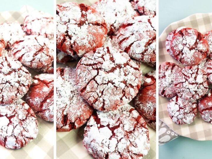 Image for Red Velvet Crinkle Cookies - 4 Ingredients!
