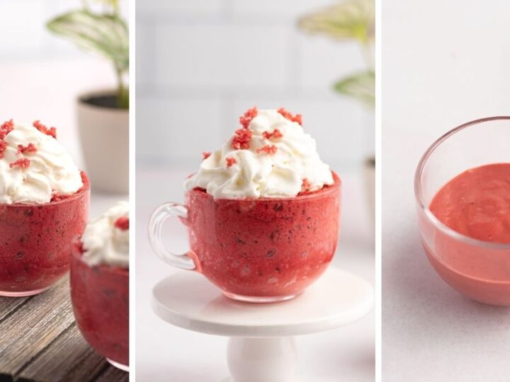 Image for Easy Red Velvet Mug Cake for Two