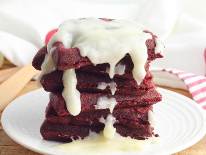 Image for Red Velvet Waffles for Valentines Day Breakfast