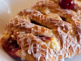 Image for Cherry and Cream Cheese Lattice Coffee Cake