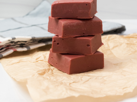 Image for Easy Red Velvet Fudge Recipe