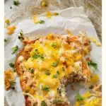 extra pin with image of tuna melt sandwich