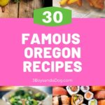 feature pin for famous oregon recipes with four images