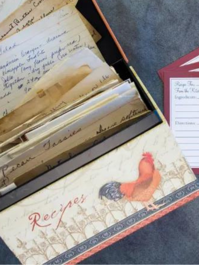 Recipe Organization Story