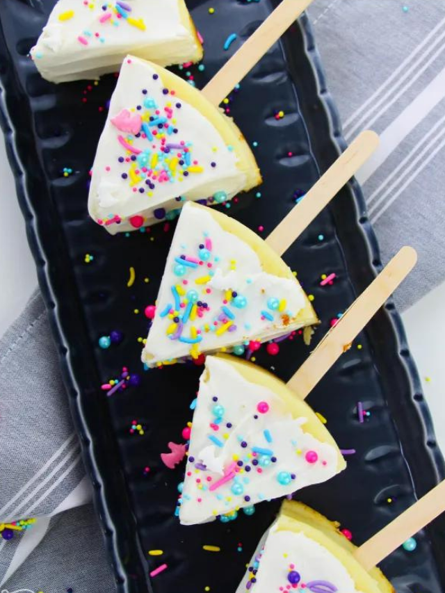 Easy Unicorn Cheesecake Pops Story