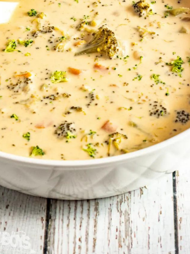 5-Ingredient Broccoli Cheese Soup Story