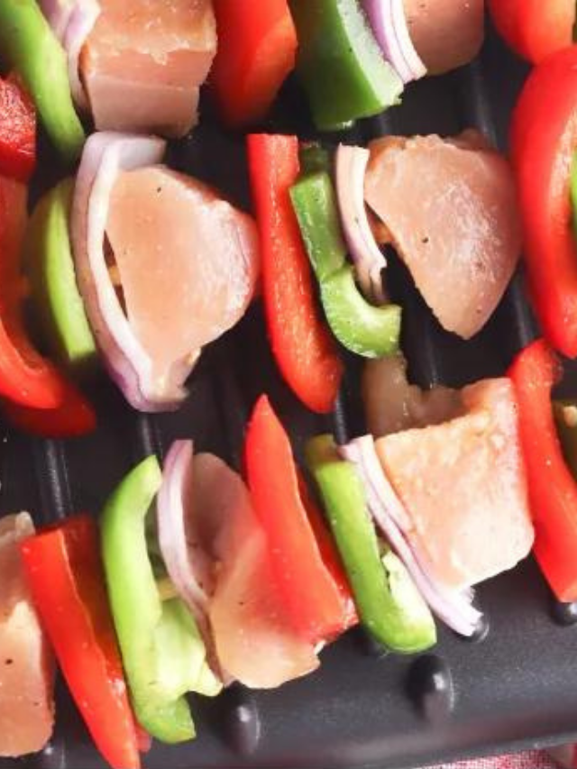Chicken Kabobs on a George Foreman Grill Story