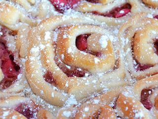 Image for Rhubarb and Apple Scrolls.