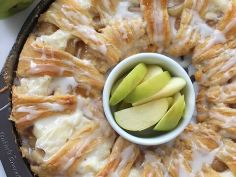 Image for Caramel Apple Cream Cheese Crescent Ring