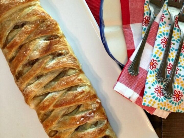 Image for Apple Cream Cheese Puff Pastry Braid 