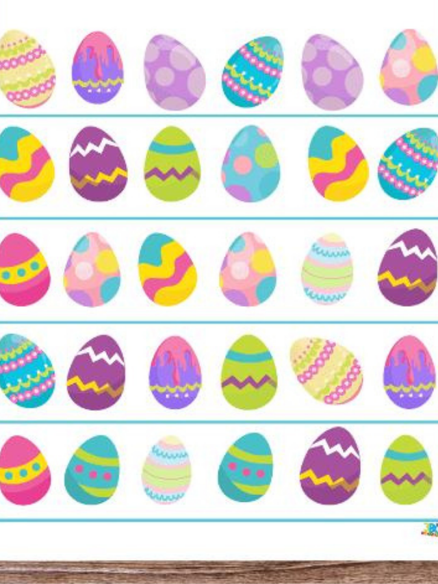 Easter Printable Activities Pack for Preschoolers Story