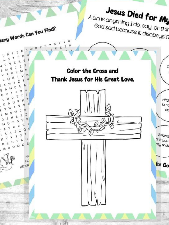 Printable Easter Activity Pack Full of Faith and Fun Story