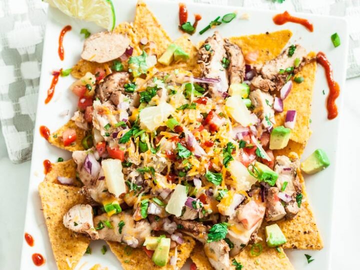 Image for Hawaiian BBQ Chicken Nachos Recipe
