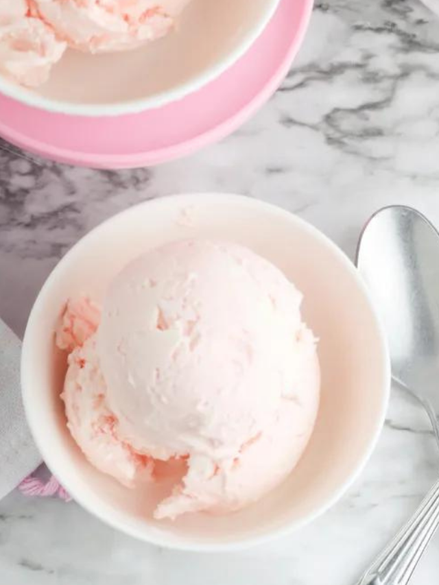 No Churn Pink Lemonade Ice Cream Recipe Story
