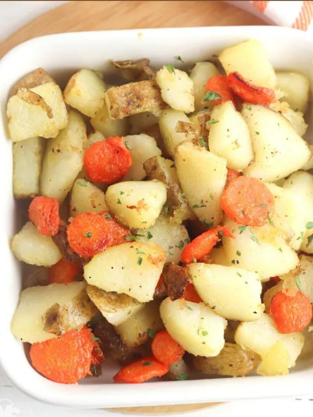 Pan Fried Potatoes and Carrots Recipe Story