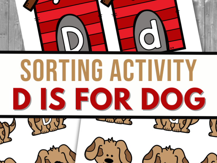 Image for D is for Dog Sorting Activity